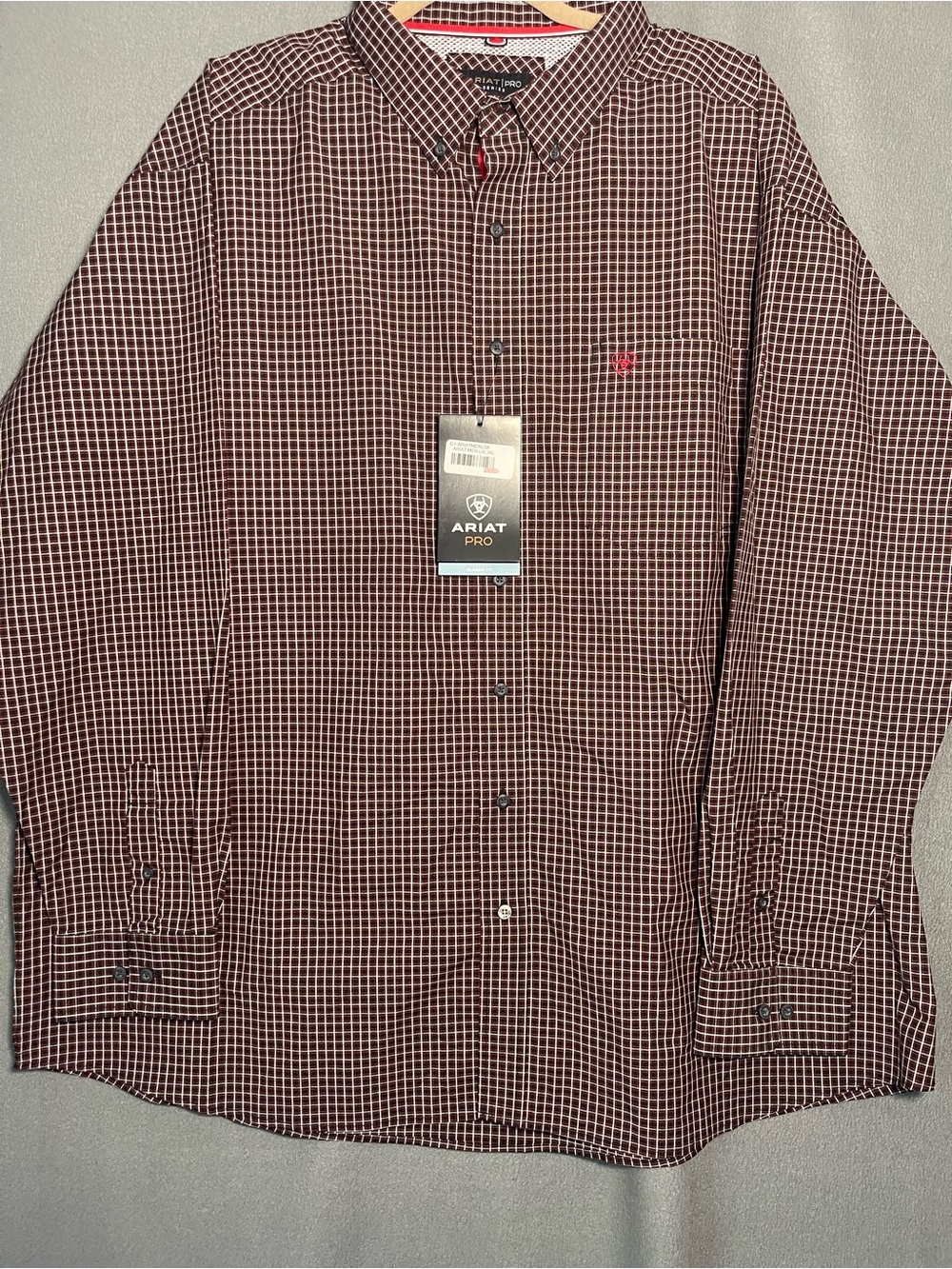 Ariat Pro Series 3XL Plaid Western Button Down Shirt NWT